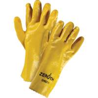 Gants &agrave; fini rugueux et r&eacute;sistants aux produits chimiques, Taille 9, 12" lo, PVC, Doublure en Interlock, 47-mil Seaboard Timber Mart