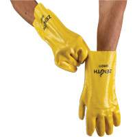 Gants &agrave; fini rugueux et r&eacute;sistants aux produits chimiques, Taille 9, 12" lo, PVC, Doublure en Interlock, 47-mil Seaboard Timber Mart