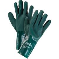 Gants verts &agrave; double enduit, 12" lo, PVC, Doublure en Jersey de coton, 70 mils Seaboard Timber Mart