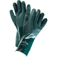 Gants verts &agrave; double enduit, 14" lo, PVC, Doublure en Jersey de coton, 70 mils Seaboard Timber Mart