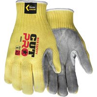 CutPro&reg; Cut Resistant Work Gloves with Split Leather Palm, Size Small, 7 Gauge, Kevlar&reg; Shell, ASTM ANSI Level A3 Seaboard Timber Mart