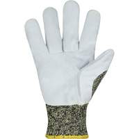 Gants de protection thermique avec paumes en cuir ParaActiv SKWCPLP , Taille T-petit, Calibre 7, Enveloppe en ParaActiv, ASTM ANSI niveau A8 Seaboard Timber Mart