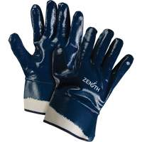 Gants &agrave; poignet de s&eacute;curit&eacute; de poids lourd, 11/2T-Grand, R&ecirc;vetement Nitrile, Enveloppe en Coton Seaboard Timber Mart