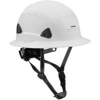 Fibre Metal Climbing Style Helmet with Full Brim, Meets CSA Type 2, Ratchet Suspension, Non-Vented Seaboard Timber Mart