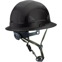 Casque Fibre Metal de style escalade avec bordure compl&egrave;te, R&eacute;pond aux normes CSA type 2, Suspension Rochet, Non ventil&eacute; Seaboard Timber Mart