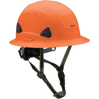 Casque Fibre Metal de style escalade avec bordure compl&egrave;te, R&eacute;pond aux normes CSA type 2, Suspension Rochet, Non ventil&eacute; Seaboard Timber Mart