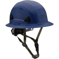 Casque Fibre Metal de style escalade avec bordure compl&egrave;te, R&eacute;pond aux normes CSA type 2, Suspension Rochet, Non ventil&eacute; Seaboard Timber Mart