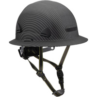 Casque Fibre Metal de style escalade avec bordure compl&egrave;te, R&eacute;pond aux normes CSA type 2, Suspension Rochet, Non ventil&eacute; Seaboard Timber Mart