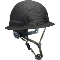 Casque Fibre Metal de style escalade avec bordure compl&egrave;te, R&eacute;pond aux normes CSA type 2, Suspension Rochet, Non ventil&eacute; Seaboard Timber Mart