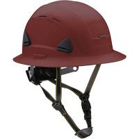 Casque Fibre Metal de style escalade avec bordure compl&egrave;te, R&eacute;pond aux normes CSA type 2, Suspension Rochet, Ventil&eacute; Seaboard Timber Mart