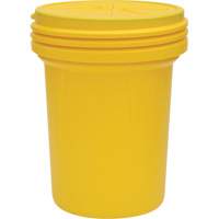 Lab Pack Plastic Barrel Drum with Screw-On Lid, 30 US gal., Mobile/Stationary Seaboard Timber Mart