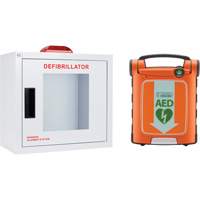 Powerheart&reg; G5 AED & Cabinet Kit, Semi-Automatic, Bilingual, Class 3 Seaboard Timber Mart