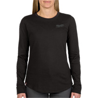 FREEFLEX Long-Sleeve Hybrid T-Shirt, Women's, X-Small, Black Seaboard Timber Mart