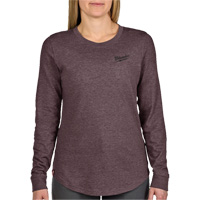 FREEFLEX Long-Sleeve Hybrid T-Shirt, Women's, X-Small, Purple Seaboard Timber Mart