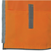 Veste de s&eacute;curit&eacute; pour arpenteur Pioneer avec fermeture &agrave; glissi&egrave;re et dos en maille, Orange haute visibilit&eacute;, Petit, Polyester Seaboard Timber Mart
