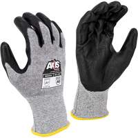 RWG566 AXIS Cut Protection Touchscreen Work Glove, Size X-Small, 18 Gauge, Polyurethane Coated, Stainless Steel/HPPE Shell, ASTM ANSI Level A5/EN 388 Level E Seaboard Timber Mart