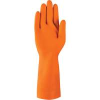 Gants robustes r&eacute;sistants aux produits chimiques AlphaTec 87-208, Taille 7, 12,8" lo, Latex de caoutchouc, Doublure en Coton/Ouat&eacute;e, 29,5 mils Seaboard Timber Mart