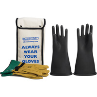 Ensemble de gants en caoutchouc pour l'&eacute;lectricit&eacute; de classe 2, 9, 14" lo, 37 cal/cm², NFPA 70E Seaboard Timber Mart
