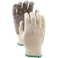 417 PVC Dotted String Knit Gloves, Poly/Cotton, Single Sided, Small Seaboard Timber Mart