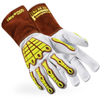 HeatArmor&reg; 5056IMP Welding Gloves, Grain Goatskin, Size X-Small Seaboard Timber Mart