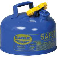 Safety Can for Kerosene, Type I, Galvanized Steel, 2 US gal., Blue, FM Approved/UL/ULC Listed Seaboard Timber Mart