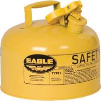 Safety Can for Diesel, Type I, Galvanized Steel, 2.5 US gal., Yellow, FM Approved/UL/ULC Listed Seaboard Timber Mart