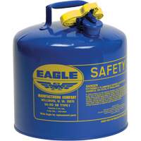 Safety Can for Kerosene, Type I, Galvanized Steel, 5 US gal., Blue, FM Approved/UL/ULC Listed Seaboard Timber Mart