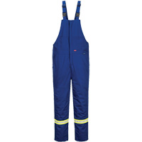 Pantalon &agrave; bavette isol&eacute; 88/12 Bizflame, Coton/Nylon, Petit, Bleu Seaboard Timber Mart