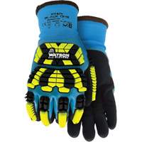 Gants d'hiver antichocs 9393TPR Stealth Black Ops, Petit, Paume en Mousse de latex, Poignet Poignet en tricot Seaboard Timber Mart