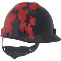 Casque sp&eacute;cialis&eacute; V-Gard, Suspension Rochet, Noir/Rouge Seaboard Timber Mart