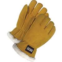 Gants de conducteur, Moyen, Paume en Cuir de daim refendu, Tissu-laine Seaboard Timber Mart