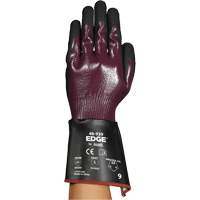 EDGE&reg; 48-939 Gauntlet Gloves, Size 6, 13 Gauge, Nitrile Coated, Polyester/HPPE/Spandex Shell, ASTM ANSI Level A4 Seaboard Timber Mart