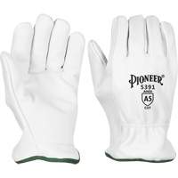 Gants pour conducteurs r&eacute;sistant aux coupures, Petit, Paume en Cuir fleur de ch&egrave;vre Seaboard Timber Mart