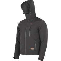 Veste chauffante Softshell, Hommes, Petit, Noir Seaboard Timber Mart