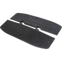 Speed Hump End Caps, Rubber, 2' L x 16" W x 1-1/4" H Seaboard Timber Mart