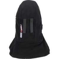 Doublure matelass&eacute;e ignifug&eacute;e Pioneer 765A pour casque de s&eacute;curit&eacute; avec un long cou et embout buccal amovible, Noir/Gris, Coton/FR-Tech/Modacrylique/Nylon Seaboard Timber Mart