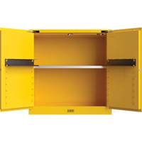Utili-Guard+ Flammable Safety Cabinet, 30 gal., 1 Door, 43" W x 44" H x 22" D Seaboard Timber Mart