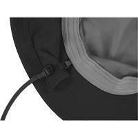 Chapeau de garde forestier 8934 Chill-Its avec prot&egrave;ge-nuque, petit/moyen, Noir Seaboard Timber Mart