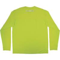Chemise de refroidissement &agrave; manches longues avec protection solaire et UV Chill-Its 6689, Jaune lime haute visibilit&eacute;, Petit Seaboard Timber Mart