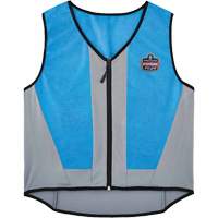 Chill-Its 6667 Wet Evaporative Cooling Vest with Zipper Closure, Medium, Blue Seaboard Timber Mart