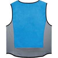 Chill-Its 6667 Wet Evaporative Cooling Vest with Zipper Closure, Medium, Blue Seaboard Timber Mart