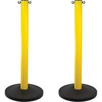 Industrial Stanchion, 37" High, Yellow Seaboard Timber Mart