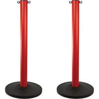 Industrial Stanchion, 37" High, Red Seaboard Timber Mart
