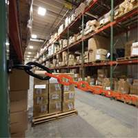 Magnetic Chain Barrier Warehouse Kit, Orange Seaboard Timber Mart