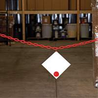 Plastic Barrier Chain, Green Seaboard Timber Mart