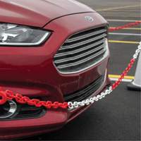 Bicolour Plastic Barrier Chain, Green/White Seaboard Timber Mart