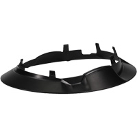 Bordure large compl&egrave;te &agrave; agrafe pour casque d'alpiniste RZRBack, blanc Seaboard Timber Mart