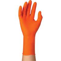 TOUCHNTUFF 93-800 Disposable Gloves, 6.5/7, Latex/Neoprene/Nitrile, 23.6-mil, Powder-Free, Orange Seaboard Timber Mart
