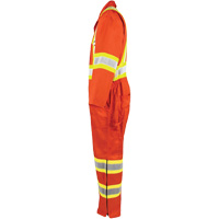 Combinaison non doubl&eacute;e haute visibilit&eacute;, Petit, Orange haute visibilit&eacute; Seaboard Timber Mart
