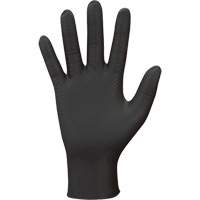 709B PyraGrip Disposable Gloves, 7/Small, Nitrile, 8-mil, Powder-Free, Black Seaboard Timber Mart
